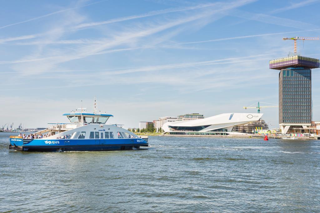 Houseboat Studio With Canalview And Free Bikes Amsterdam Værelse billede